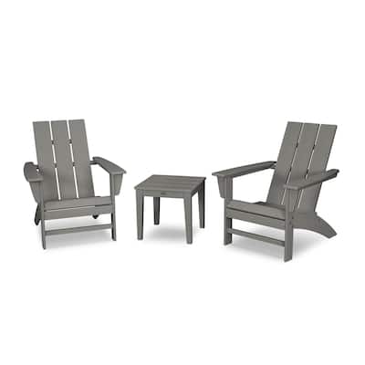 POLYWOOD Modern Adirondack 3-Piece Set