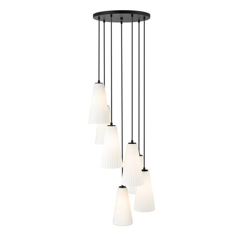 Z-Lite 3043P7-7R Farrell 7 Light 18" Wide Chandelier