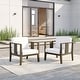 preview thumbnail 7 of 195, Outdoor Teak Solid Wood Patio Furniture Set Loveseat Armchair Table Collection