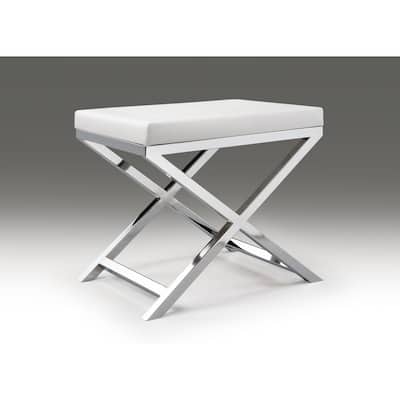 PU chair with chrome base