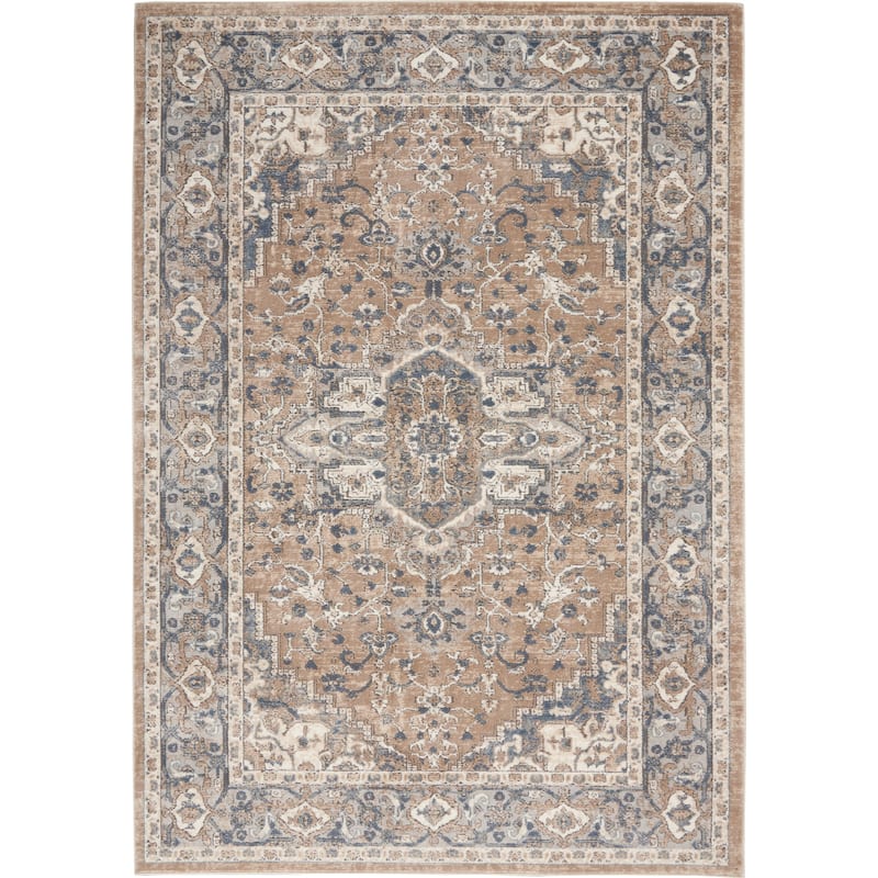 Nourison Quarry Indoor only Persian Area Rug. - 6' x 9' - Beige/Grey