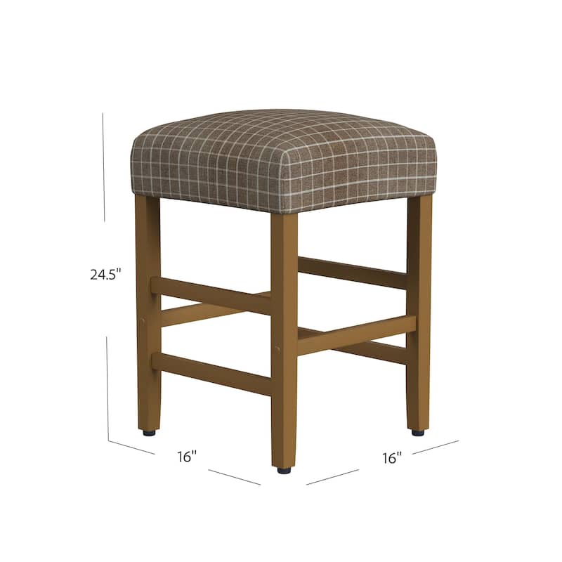 HomePop Square Counter Stool