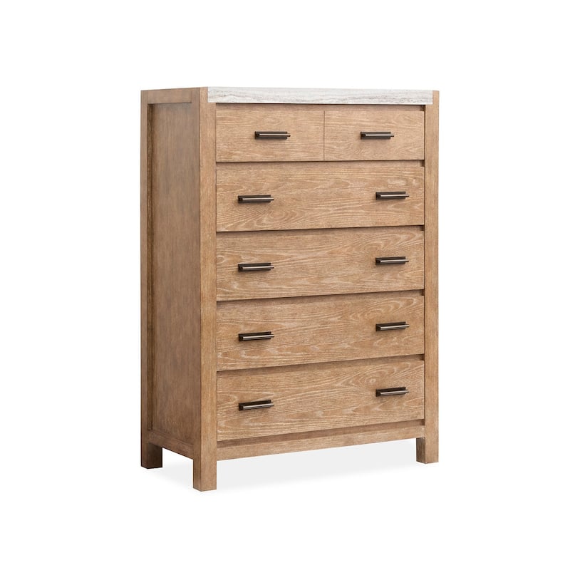 Magnussen Home Plum Creek Sierra Brown Drawer Chest - 5-drawer