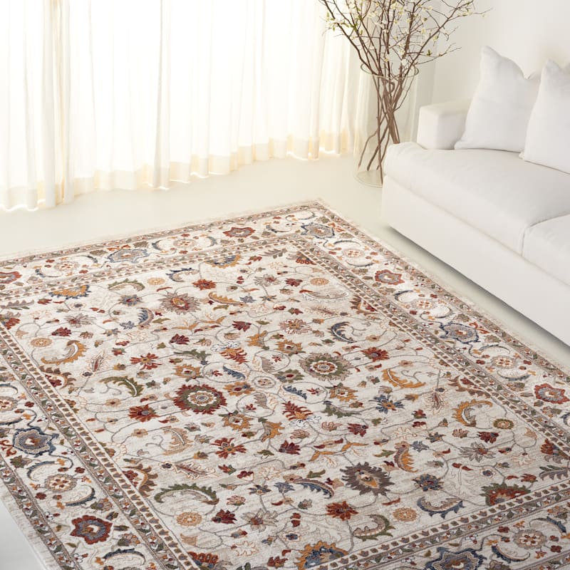 SAFAVIEH Lauren Ralph Lauren Belina Traditional Rug - 5' x 8' - Ivory/Rust