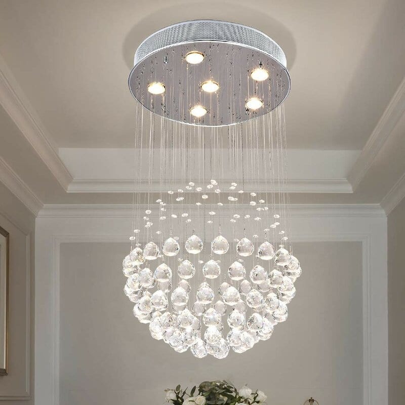 Maxax 6 - Light Unique / Statement Chandelier with Crystal Accents - MX16003-C