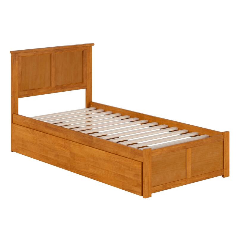 Madison Platform Bed with Footboard and Storage Drawers
