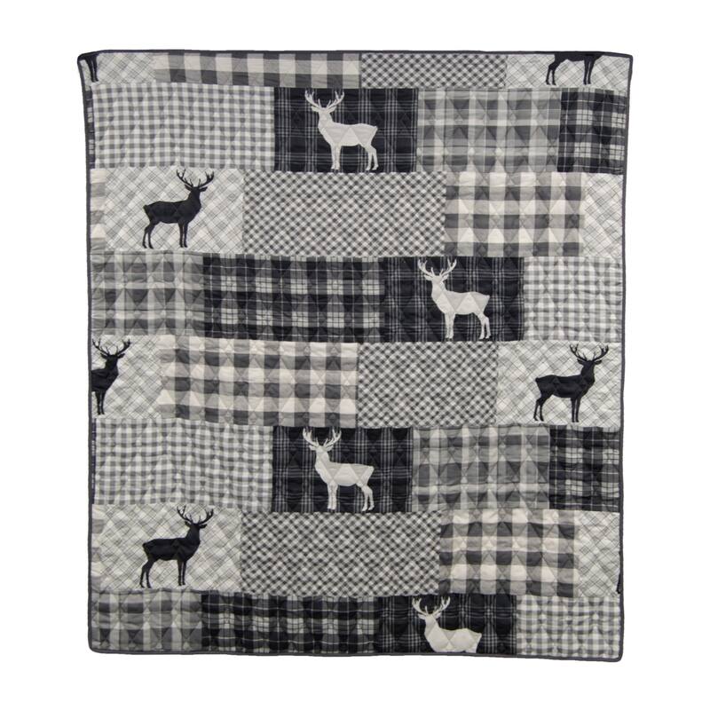 Ridge Point Microfiber Throw Blanket