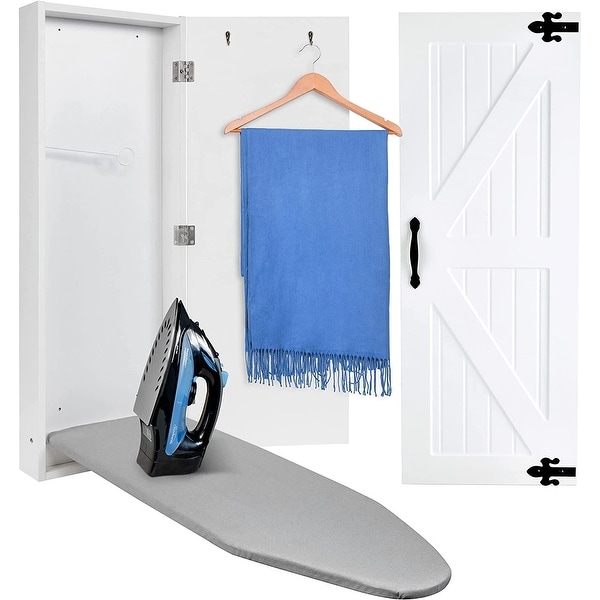 https://ak1.ostkcdn.com/images/products/is/images/direct/ef3448fd872b36c571b90d7a8249eeac14452035/Ivation-Ironing-Board-with-Farmhouse-Door%2C-Wall-Mount-Iron-Board-Holder-and-Ironing-Board-Cover.jpg