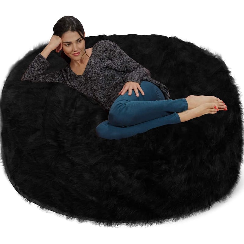 Bean Bag Chair 5-foot Memory Foam Removable Cover Bean Bags
