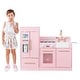 preview thumbnail 2 of 13, Teamson Kids - Little Chef Charlotte Modern Play Kitchen - Pink / Gold - 41.61" L x 11.81" W x 31.89" H