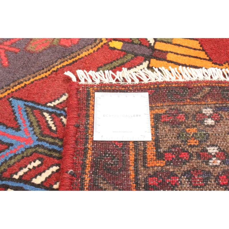 ECARPETGALLERY Hand-knotted Anadol Red Wool Rug - 4'2 x 6'8
