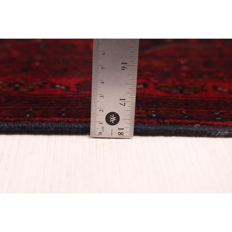 ECARPETGALLERY Hand-knotted Finest Khal Mohammadi Red Wool Rug - 10'2 x 12'7