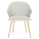 preview thumbnail 3 of 8, SAFAVIEH Couture Edmond Arm Chair - 23" x 24" x 30"