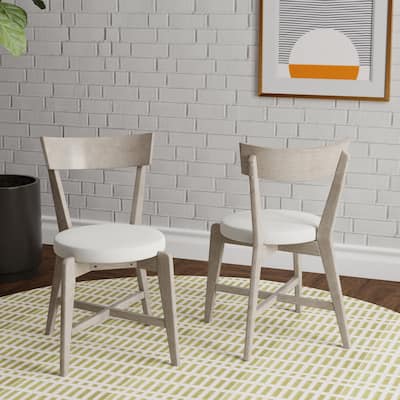Hillsdale Mayson Wood Dining Chair, Set of 2, Gray