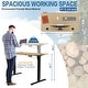 preview thumbnail 43 of 51, Futzca Height Adjustable Electric Standing Desk Sit Stand Computer Stand up Desk with Splice Board