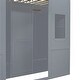 preview thumbnail 11 of 14, Elegant Twin Size House Loft Bed With Ladder and Wardrobe, Health and Comfort, Sturdy Construction & Safety Guaranteed, Grey