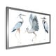 preview thumbnail 2 of 8, Designart "Heron Birds II" Traditional Framed Art Print