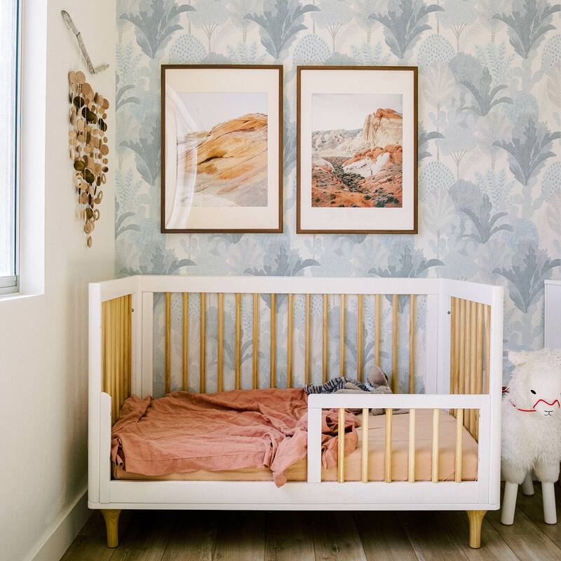 A-Street Prints Ari Blue Desert Oasis Wallpaper