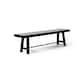 Catriona Outdoor Rustic Acacia Wood Bench by Christopher Knight Home
