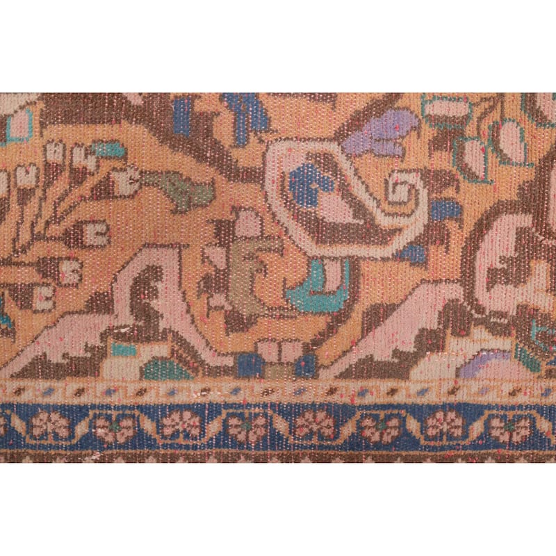ECARPETGALLERY Hand-knotted Antalya Vintage Copper Wool Rug - 6'11 x 10'2