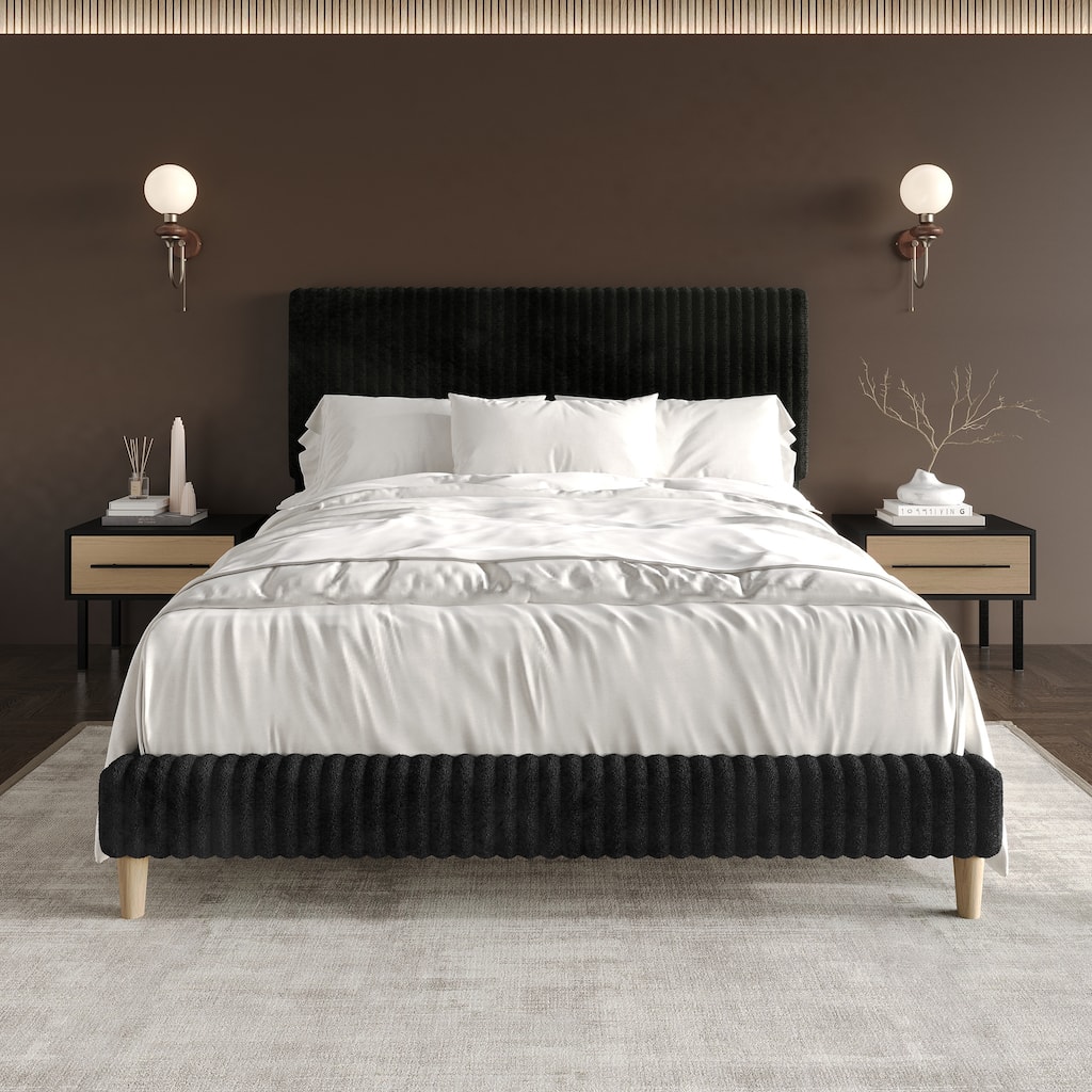 CraftPorch Minimalist 3-Pieces Bedroom Set