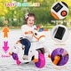 preview thumbnail 35 of 38, Costway 12V Kids Ride on Unicorn Toy with Training Wheels Music - See Details