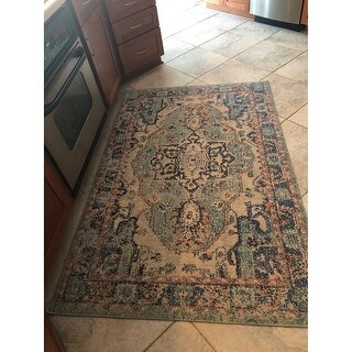 Shop The Curated Nomad Beulah Abstract Vintage Oriental Rug On