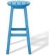 preview thumbnail 11 of 97, Laguna Hdpe All Weather Outdoor Patio 29" Round Bar Stool