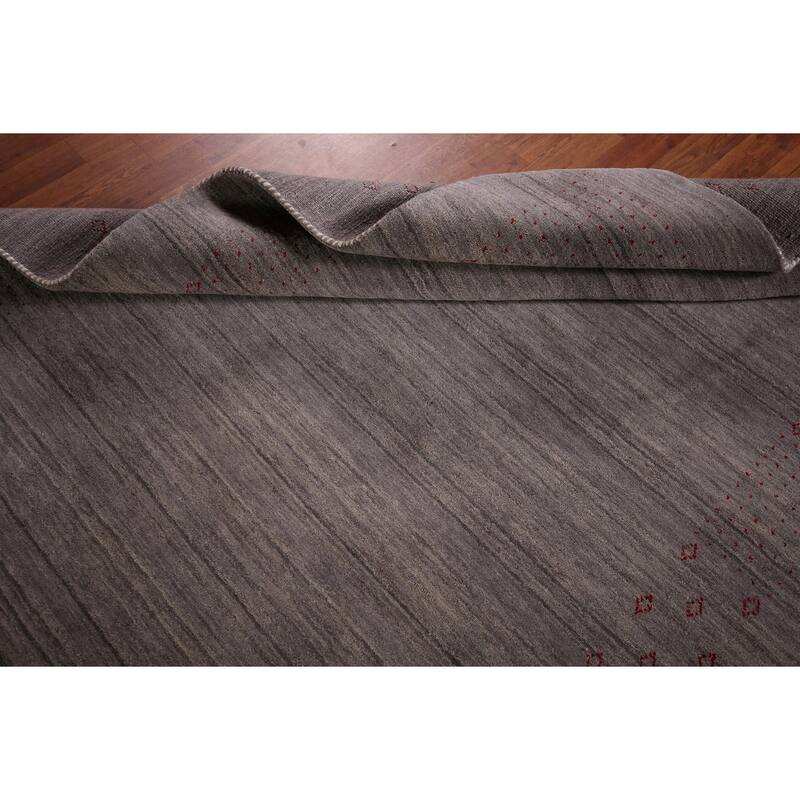 Gabbeh Indian Area Rug Handmade Wool Carpet - 5'2"x 7'10"