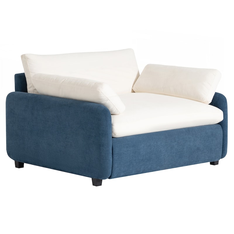 Oversized Chenille Single Sofa Chair