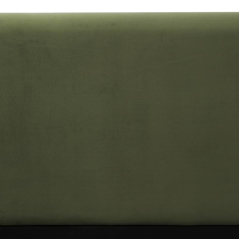 Christopher Knight Home - Eleanor Fabric Upholstered Platform Bed with Curve-Shaped Design