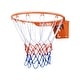 preview thumbnail 4 of 9, Orange Heavy Duty Q235 Wall Door Mounted Basketball Hoop with Nylon Net Perfect to Indoor or Outdoor Use