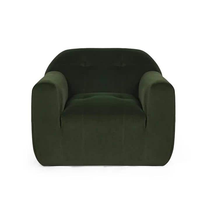 35.75" Button Tufted Club Chair