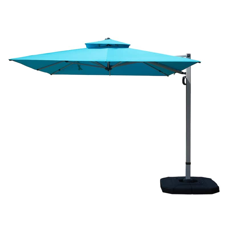 9'x 11' Rectangle Cantilever Umbrella with Center Pole(Base Not Included)