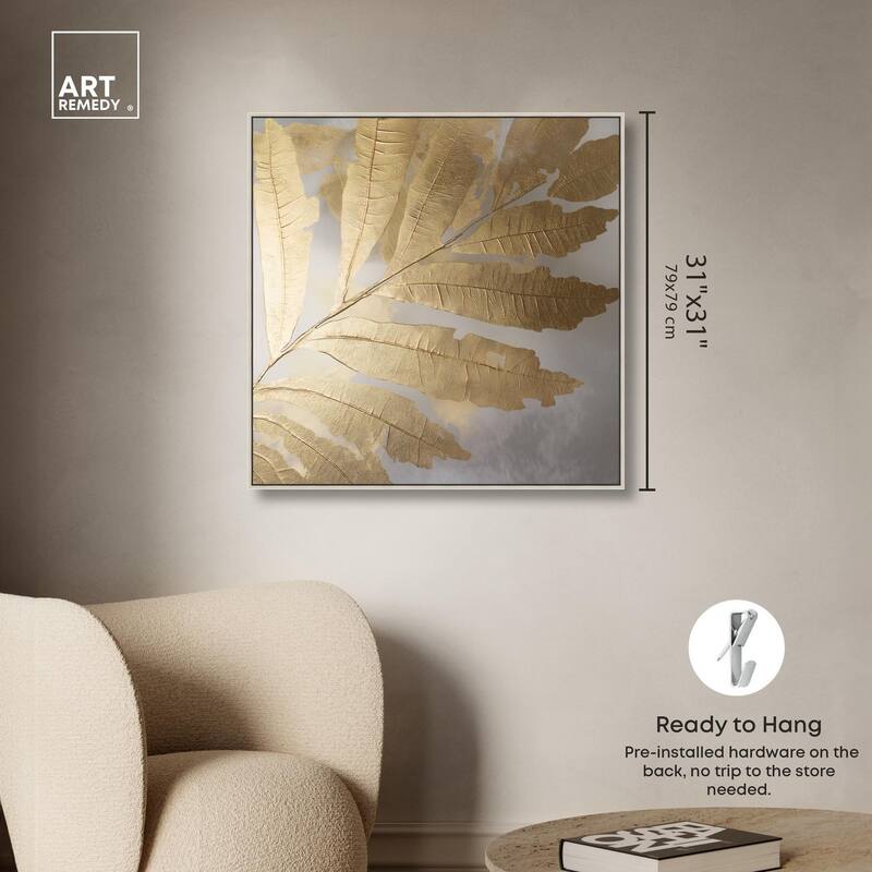 Golden Canopy (I) Canvas by Art Remedy