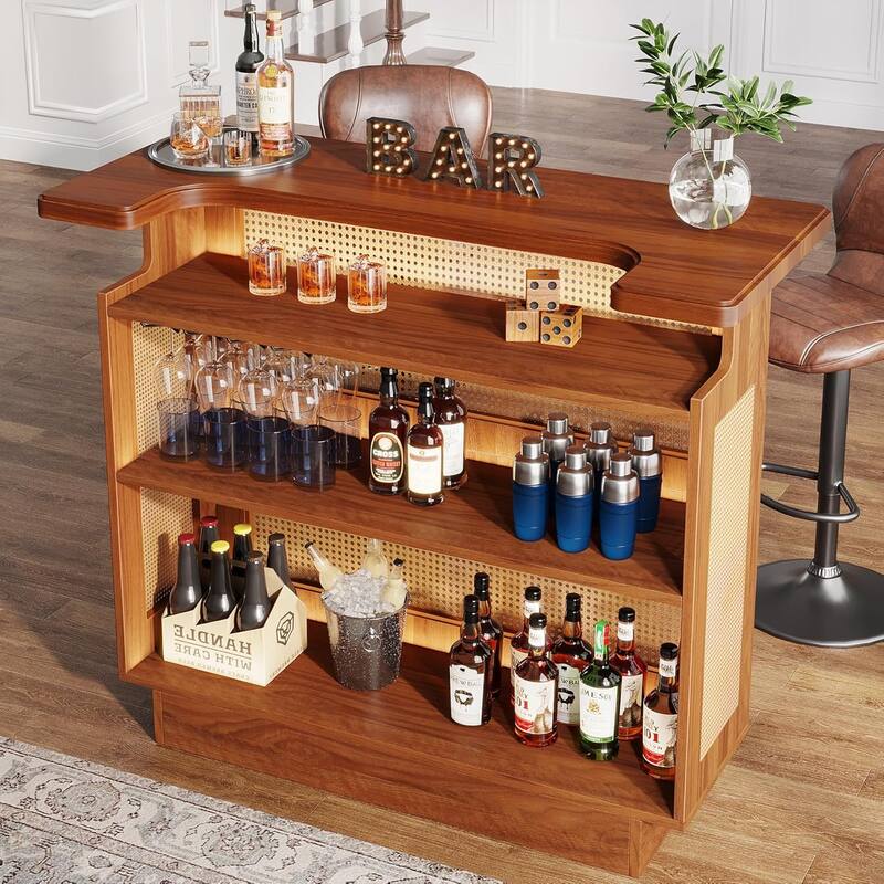 4 Tiers Liquor Bar Table, Home Bar Unit