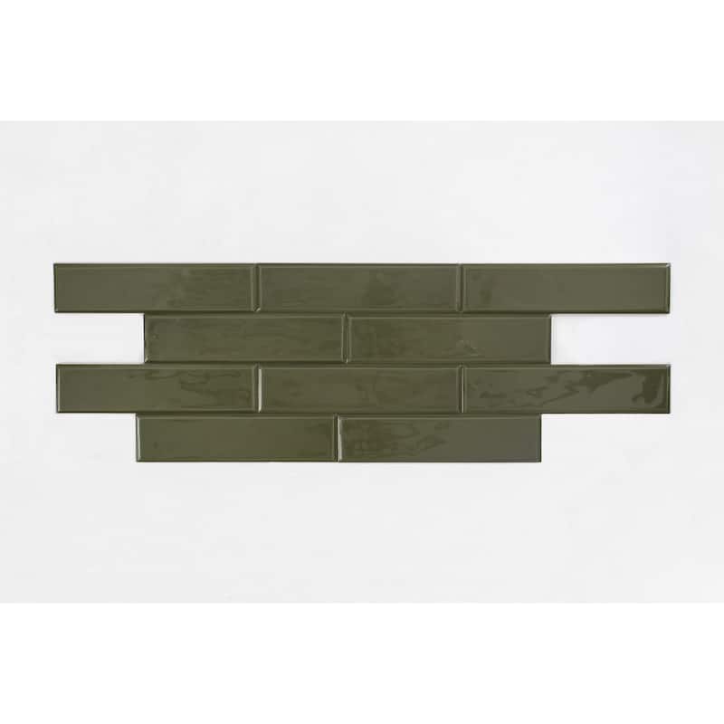 Chateau 3 in. x 12 in. Glazed Ceramic Subway Wall Tile