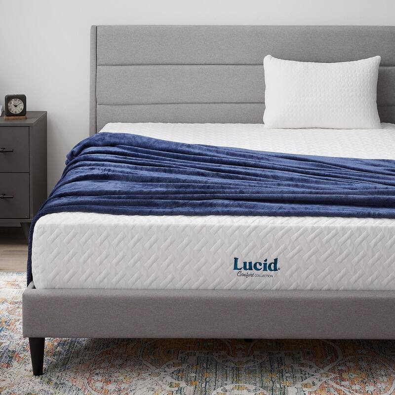 LUCID Comfort Collection 12-inch Firm Gel Memory Foam Mattress