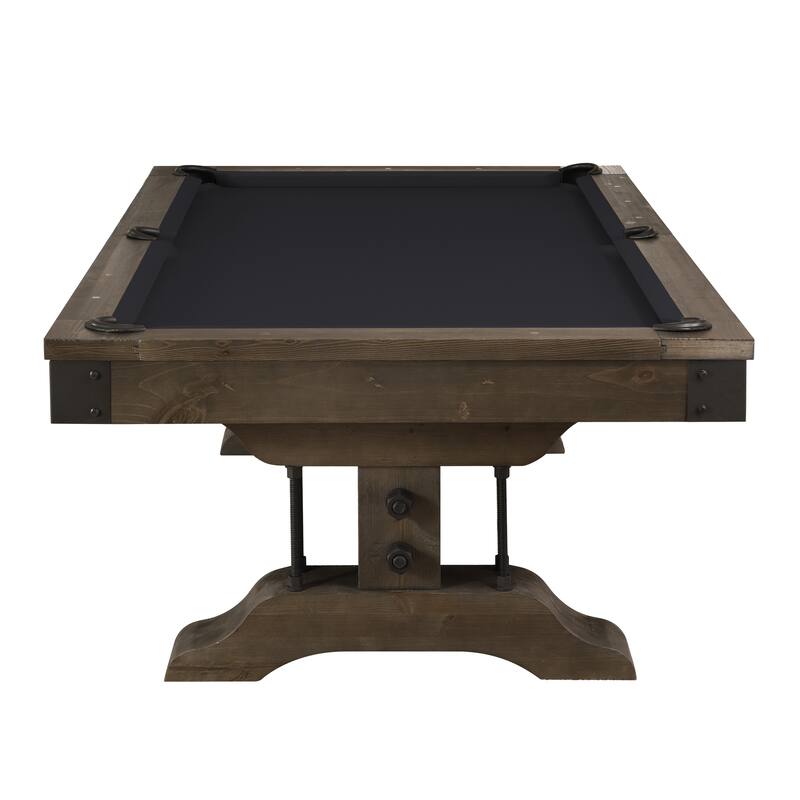 Manchester Slate Pool Table W/O Dinning top & Bench - White