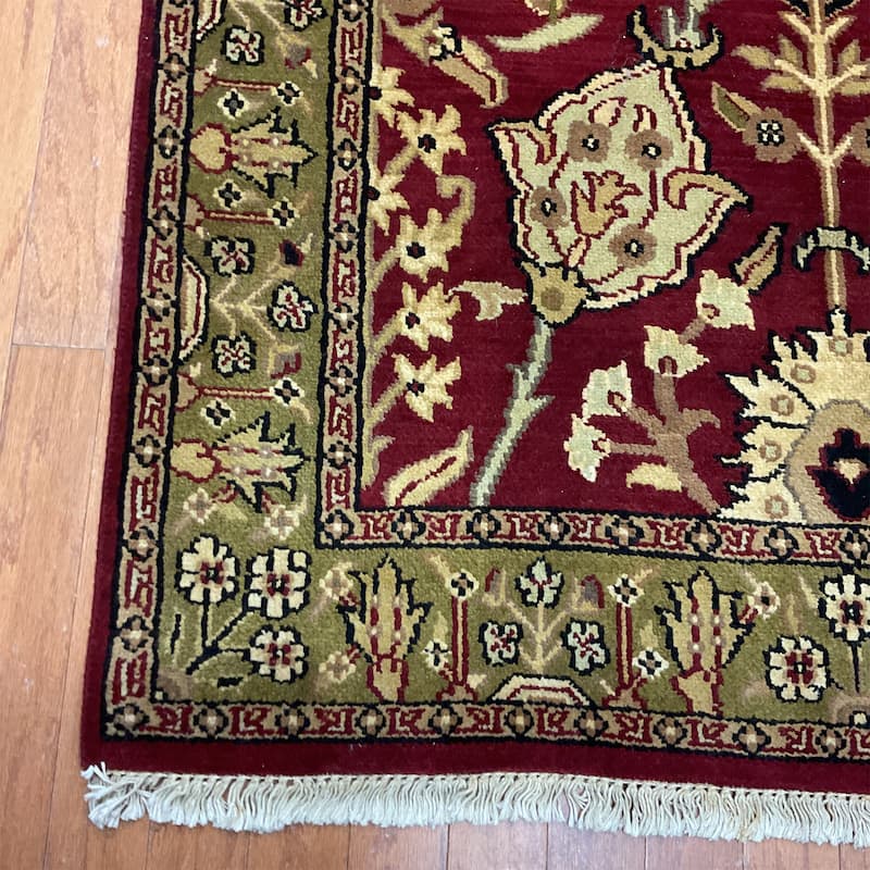 HERAT ORIENTAL Handmade Mahal Wool Rug - 4' x 6'