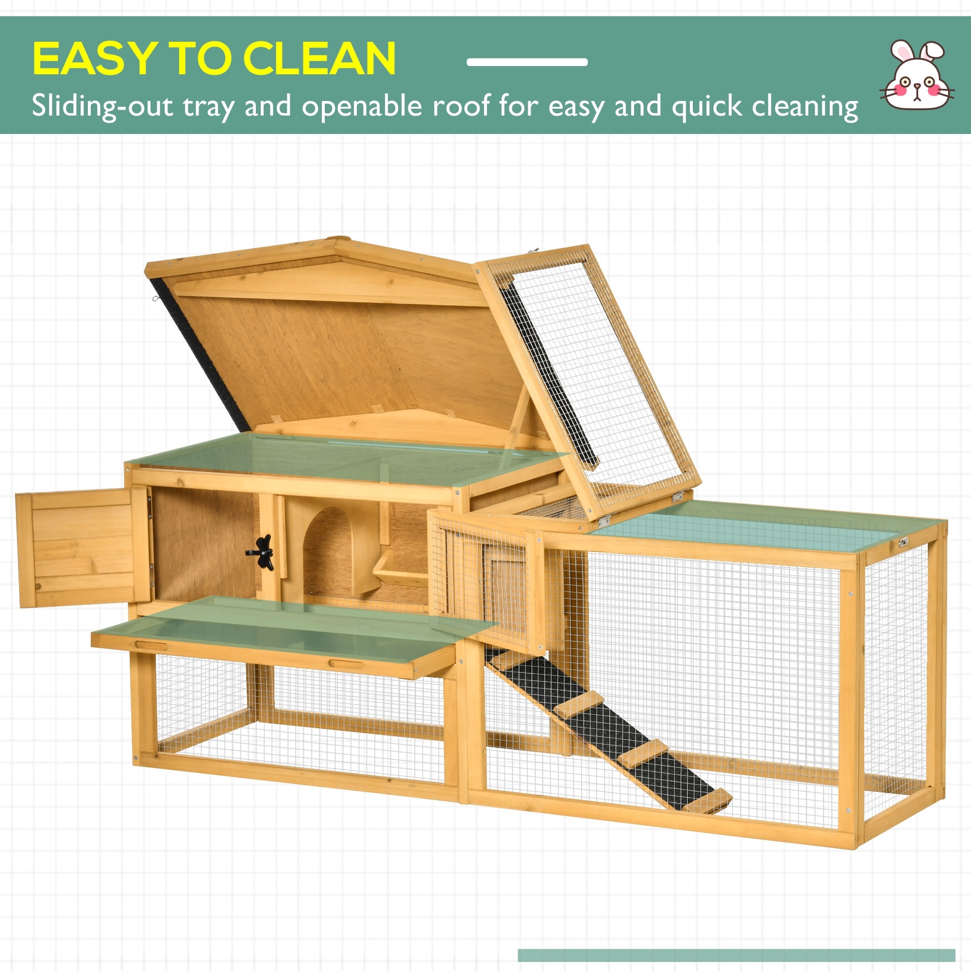 Rabbit hutch tray cheap