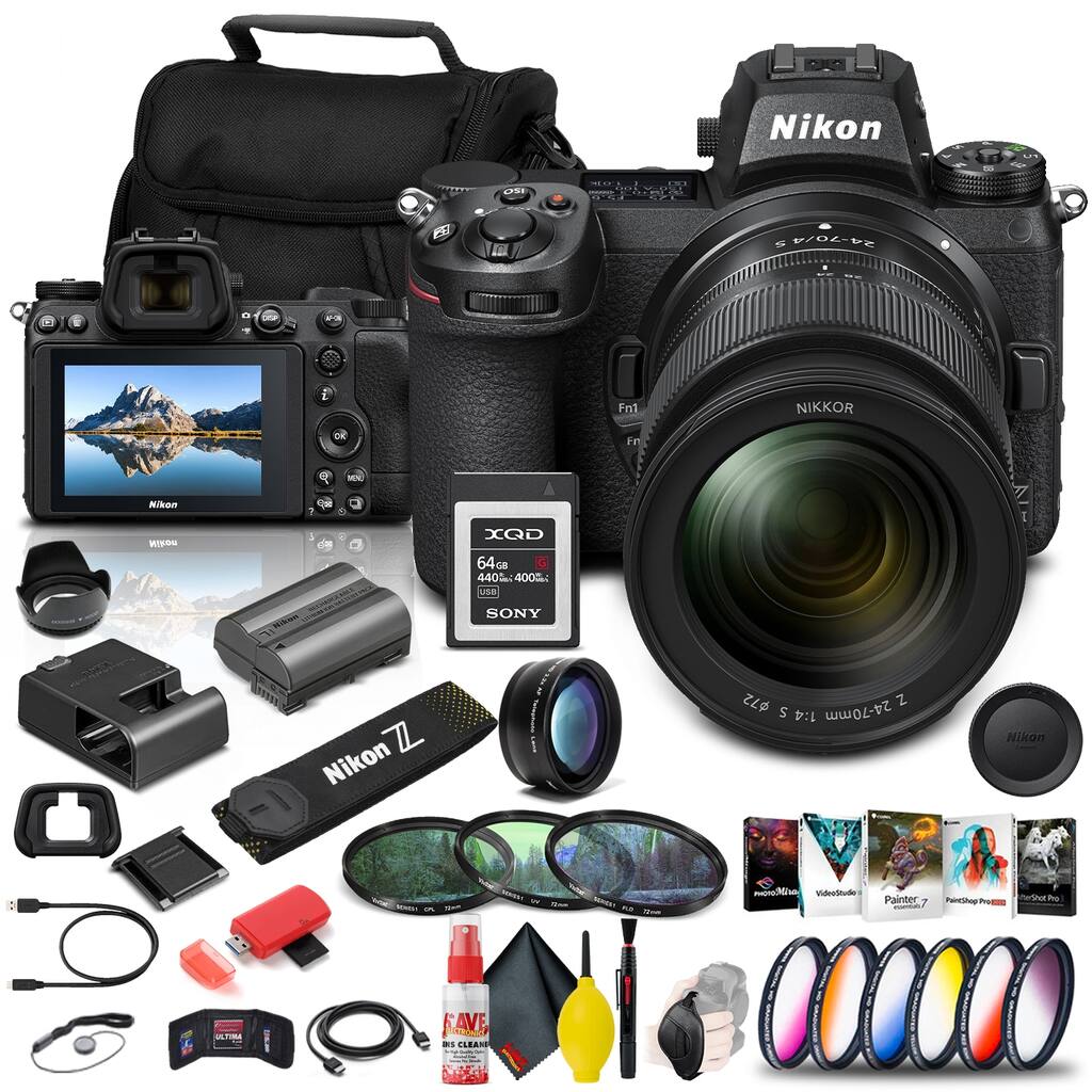 Nikon Z 6II Mirrorless Digital Camera 24.5MP with 24-70mm f/4 Lens