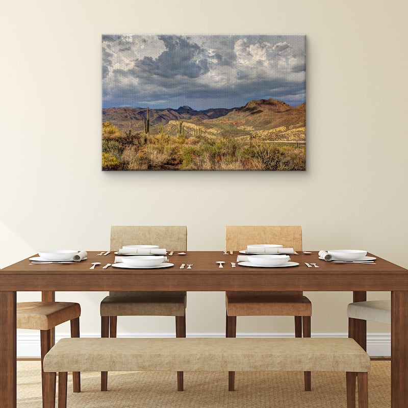 Stormy Dessert by Robert Murray Canvas Art Print