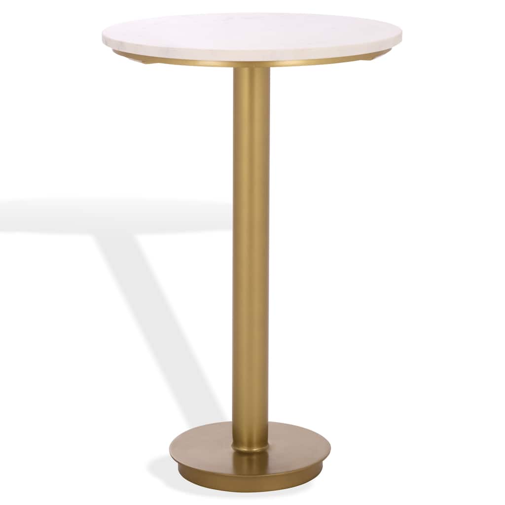 SAFAVIEH Couture Branxton Marble Top Accent Table - 16"W x 16"D x 25"H