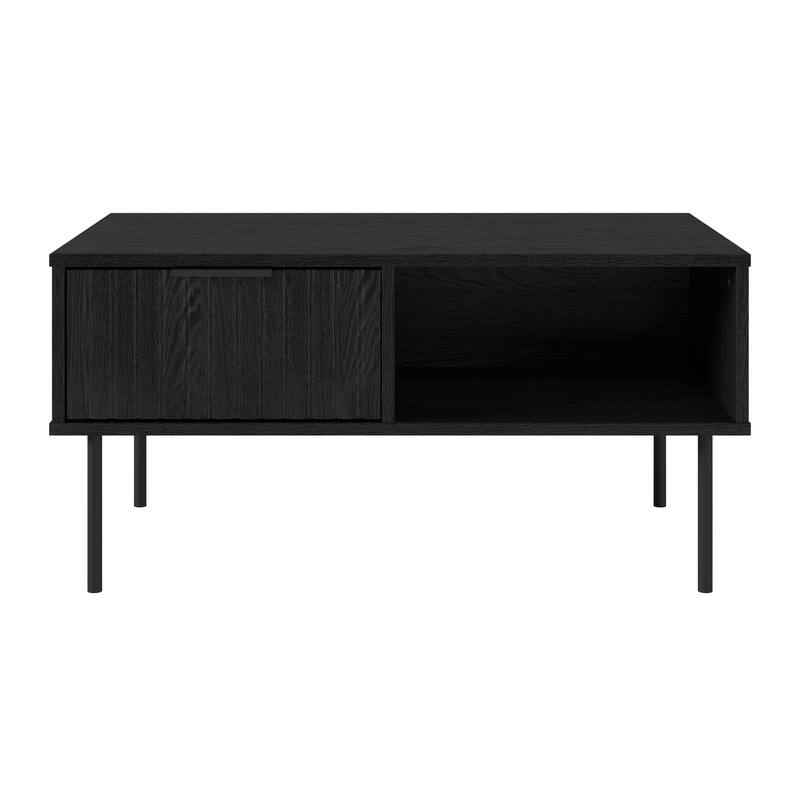 Alexander Fluted Coffee Table with Drawer