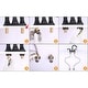 preview thumbnail 17 of 16, 2-Handle Bathroom Vanity Sink Faucet with Pop-up Drain