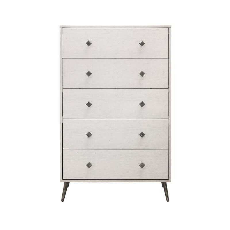 Clayfell Lattice 5 Drawer Chest