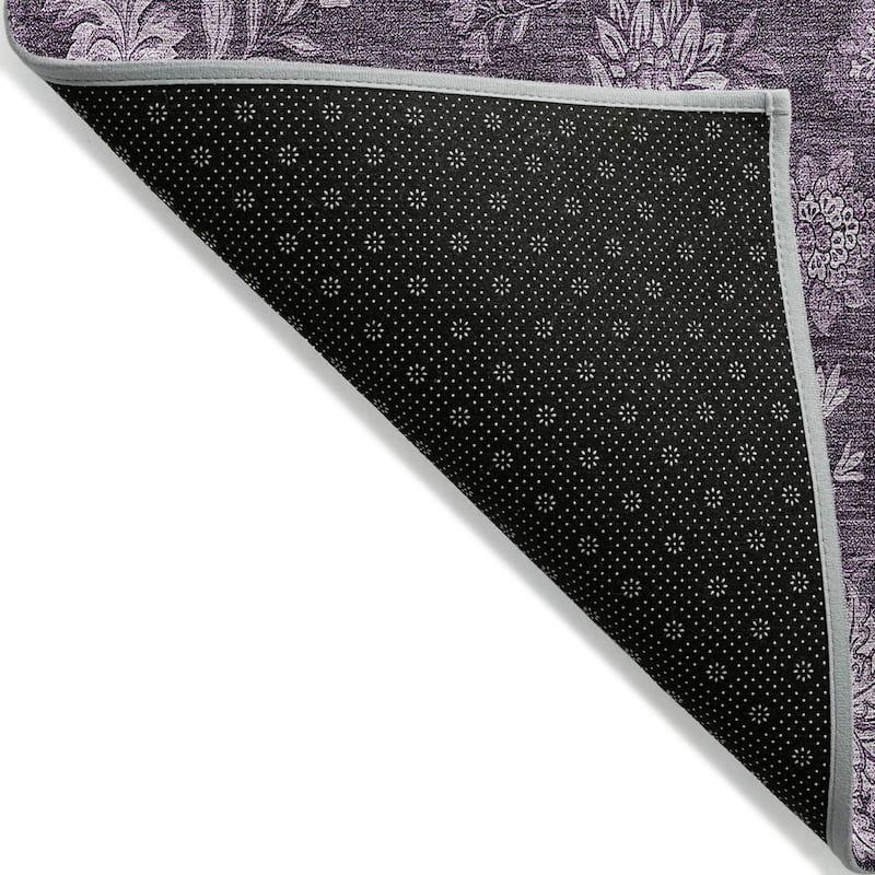 HomeRoots Floral Transitional Rectangle Outdoor Rug