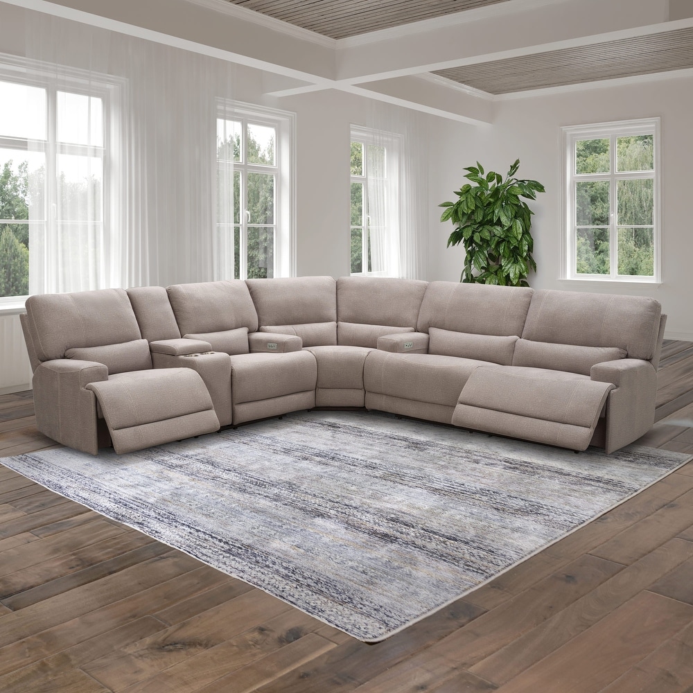 Fabric Power Reclining Sectional