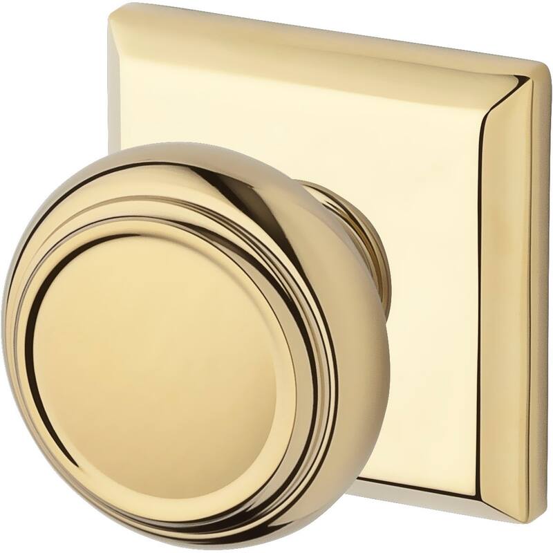 Baldwin Traditional Non-Turning Two-Sided Dummy Door Knob Set with